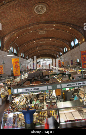 GRAND CONCOURSE WEST SIDE MARKET OHIO CITY NACHBARSCHAFT CLEVELAND OHIO USA Stockfoto