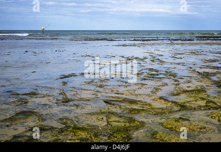 Angler Urquhart Bluff in der Nähe von Aireys Inlet große Coastal Road Victoria Australien Stockfoto