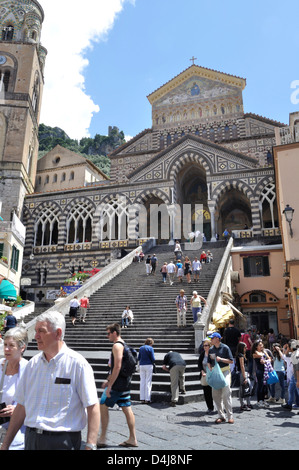 Der Duomo di Sant' Andrea in Amalfi, Italien. Stockfoto