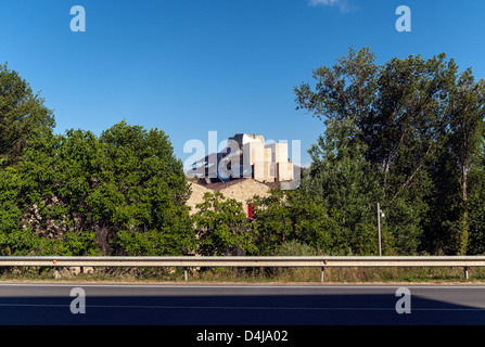 Das Hotel Marqués de Riscal in der Stadt von Elciego im Baskenland, Nordspanien Stockfoto