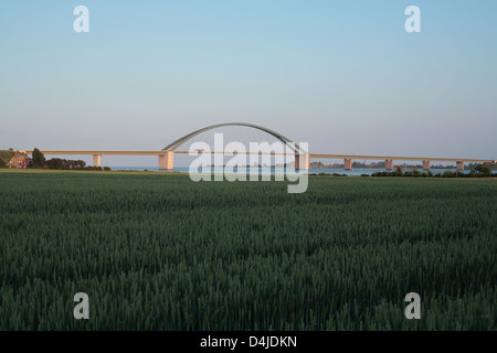 Der Fehmarn Sund Brücke bei Strukkamphuk Strukkamphuk, Deutschland Stockfoto