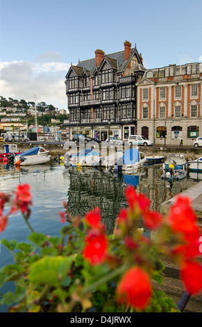 Dartmouth Devon The Boot schweben Innenhafen Stockfoto