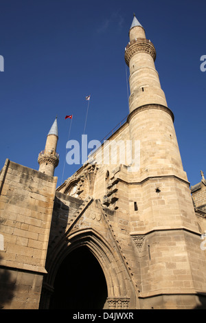 Selimiye-Moschee in Nikosia, ehemals Cath? Drale Sainte Sophie.Nicosia, Nord-Zypern Stockfoto