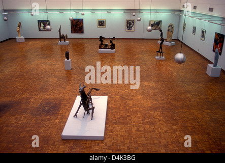 Kunstausstellung, Kunstausstellung, afrikanische Kunst, National Gallery, Stadt von Harare, Harare, Provinz Harare, Simbabwe, Afrika Stockfoto
