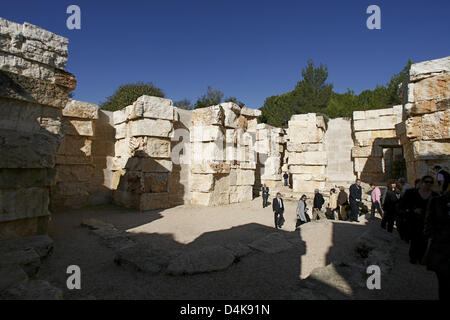 Die Holocaust-Gedenkstätte Yad Vashem ist in Jerusalem, Israel, 26. März 2009 abgebildet. Foto: Daniel Karmann Stockfoto