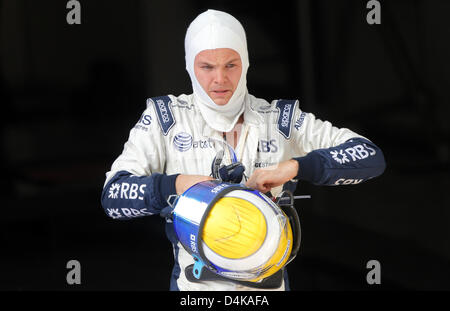 Deutsche Formel1-Fahrer Nico Rosberg von Williams F1 während des Qualifyings am Shanghai International Circuit in Shanghai, China, 18. April 2009 abgebildet. 2009 Formel 1 großen Preis von China findet am 19. April in Shanghai statt. Foto: JENS Büttner Stockfoto