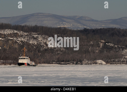 Penobscot Bay icebreaking Stockfoto