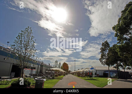 F1 Paddock - Formel 1-Weltmeisterschaft 2013 - Runde 01 im Melbourne Albertpark, Melbourne, Australien, Dienstag, 13. März 2012 Stockfoto