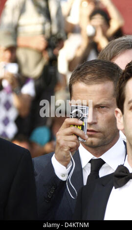 Deutscher Schauspieler Til Schweiger kommt für die Weltpremiere des Films? Inglorious Basterds? bei der? Palais des Festivals? bei den 62. Filmfestspielen in Cannes, Frankreich Mai 20. 2009. Foto: Hubert Boesl Stockfoto