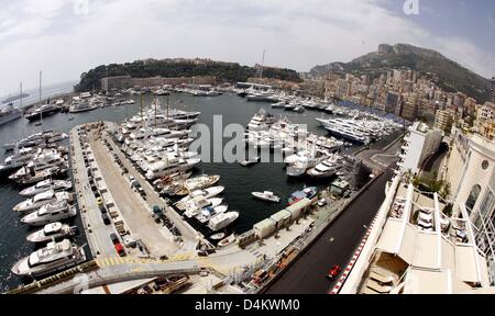 Brasilianischer Formel-1-Pilot Felipe Massa der Scuderia Ferrari im dritten Training in Monte Carlo, Monaco, 21. Mai 2009. Die Formel 1 Grand Prix von Monaco findet am 24. Mai 2009 statt. Foto: Jens Büttner Stockfoto