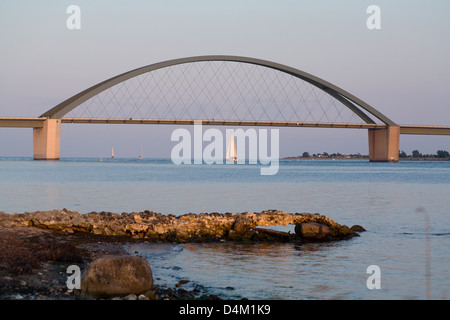 Der Fehmarn Sund Brücke bei Strukkamphuk Strukkamphuk, Deutschland Stockfoto