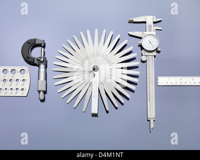 Engineering-Mess-Tools, die in der Industrie Stockfoto