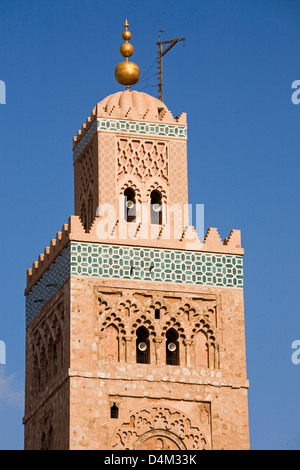 Afrika, Marokko, Marrakesch, la Koutoubia Moschee Stockfoto