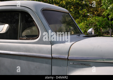 1946 Pymouth Special DeLuxe Coupé angezeigt im Clark County Museum in Henderson, Nevada Stockfoto