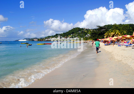 Grand Anse Strand in Grenada Stockfoto