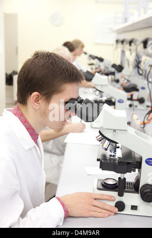 Tallinn, Estland, Unterricht in der Lebensmitteltechnologie an der technischen Universität Tallinn Stockfoto