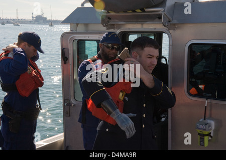 Sgt. 1. Klasse Leroy Petry besucht Sektor San Diego Stockfoto