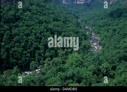 Little River Canyon von Canyon betrachtet, wenig River Canyon National Preserve, Alabama Stockfoto