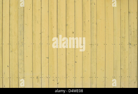 Gelb aus Holz Hintergrund Stockfoto