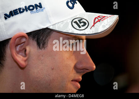 Adrian Sutil an der Grand-Prix-Frühstück, Krone, Melbourne, 16. März 2013. Stockfoto