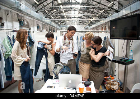 Berlin, Deutschland, Fashionlabel Haikure auf PREMIUM International Fashion Trade Show Stockfoto