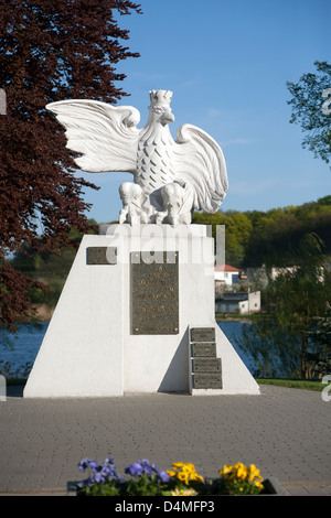 Mutterhaus, Polen, Denkmal gedenkt Opfer des zweiten Weltkrieges Stockfoto