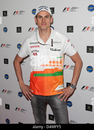 Adrian Sutil an der Grand-Prix-Frühstück, Krone, Melbourne, 16. März 2013. Stockfoto