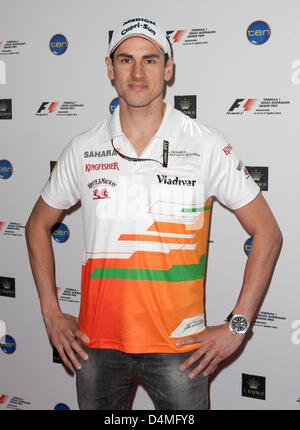 Adrian Sutil an der Grand-Prix-Frühstück, Krone, Melbourne, 16. März 2013. Stockfoto