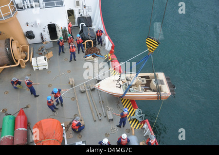 Coast Guard Cutter Mackinaw Stockfoto