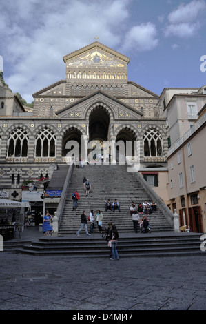 Der Duomo di Sant' Andrea in Amalfi, Italien. Stockfoto