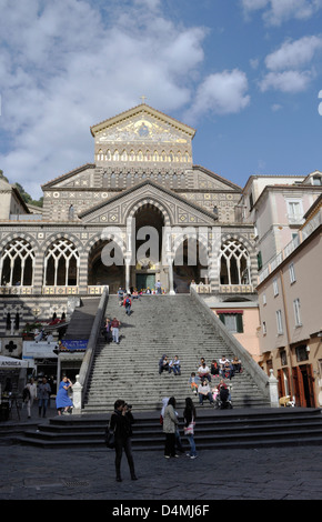 Der Duomo di Sant' Andrea in Amalfi, Italien. Stockfoto