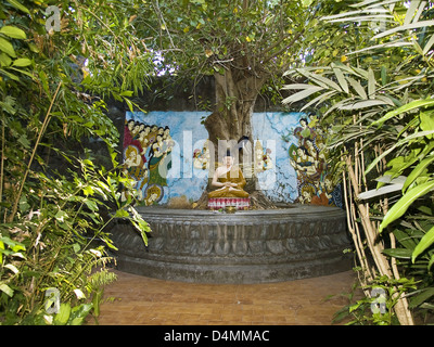 in einem Tempel von Bali Borobudur Stockfoto