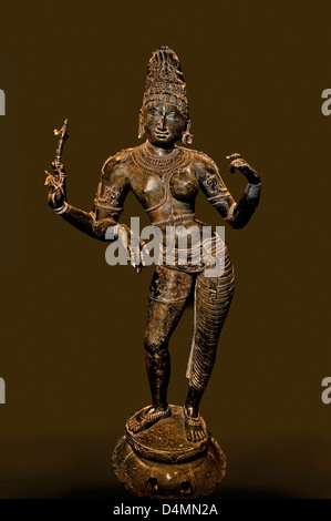 Ardhanarisvara 11. Jahrhundert Tirvengadu Mayiladuturai Nagappattinam Indien Hindu Stockfoto