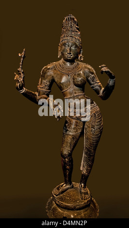 Ardhanarisvara 11. Jahrhundert Tirvengadu Mayiladuturai Nagappattinam Indien Hindu Stockfoto