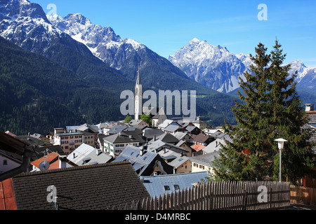 Schweiz, Kanton Graubünden, Unter-Engadin, gesendet Stockfoto