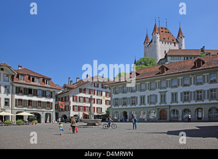 Schweiz, Kanton Bern, Thun, Rathauspltz Stockfoto