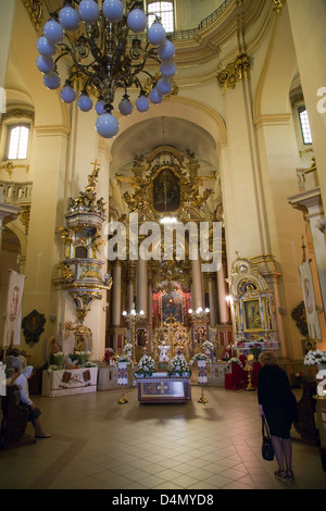 Lviv, Ukraine, das Heiligtum der griechisch-orthodoxen St. George's-Kathedrale Stockfoto