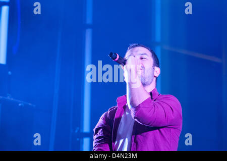 Seth Sentry, Hiphop Künstler aus Melbourne Australien führt beim South by Southwest in Austin Tx, 14. März 2013 Stockfoto