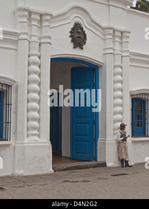 Die historische alte Unabhängigkeit Kolonialhaus in Tucuman, Argentinien Stockfoto
