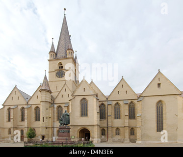 Lutherische Kathedrale der Heiligen Maria, Sibiu, Siebenbürgen, Rumänien, Europa Stockfoto