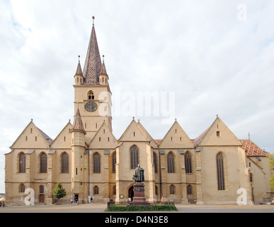 Lutherische Kathedrale der Heiligen Maria, Sibiu, Siebenbürgen, Rumänien, Europa Stockfoto