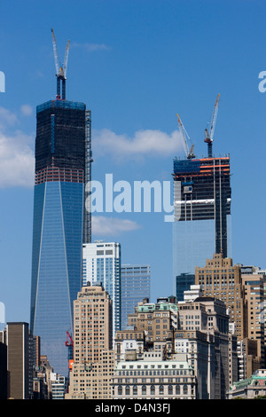 Das neue World Trade Center in New York im Bau Stockfoto