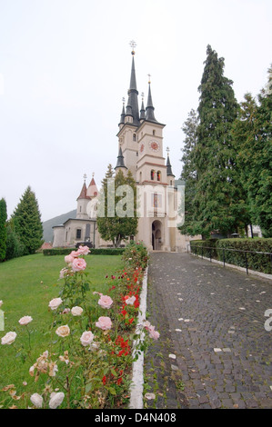 Die mittelalterliche Burg, Brasov, Rumänien, Europa Stockfoto