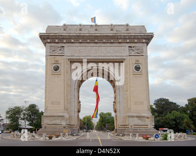 Triumphbogen, Bukarest, Rumänien, Europa Stockfoto