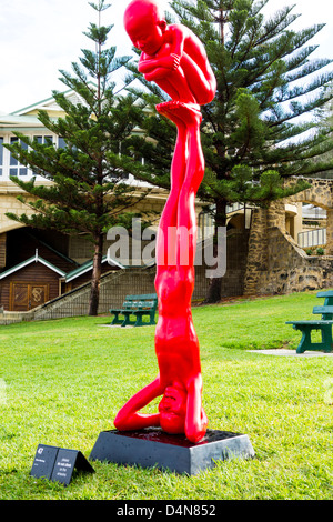 Skulpturen am Meer Cottesloe Perth WA 2013 Chen Wenling Stockfoto