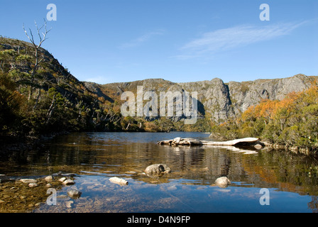 Crater Lake, Cradle Mountain Nationalpark, Tasmanien Stockfoto