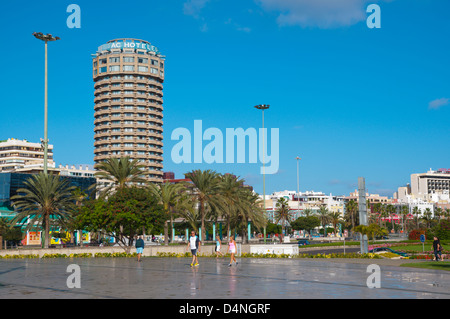 Parque Santa Catalina quadratische Las Palmas de Gran Canaria Stadt Gran Canaria Insel der Kanarischen Inseln-Spanien-Europa Stockfoto