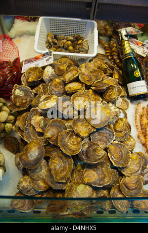 Meeresfrüchte-Abteilung Mercado Nuestra Senora de Africa Marktplatz Santa Cruz Stadt Teneriffa Insel Kanaren Spanien Stockfoto