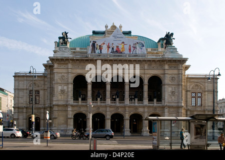 State Opera Theater, Wien, Österreich Stockfoto