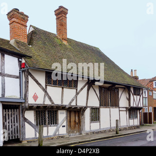 Wealden Halle Haus Efeu Lane Canterbury Kent Stockfoto